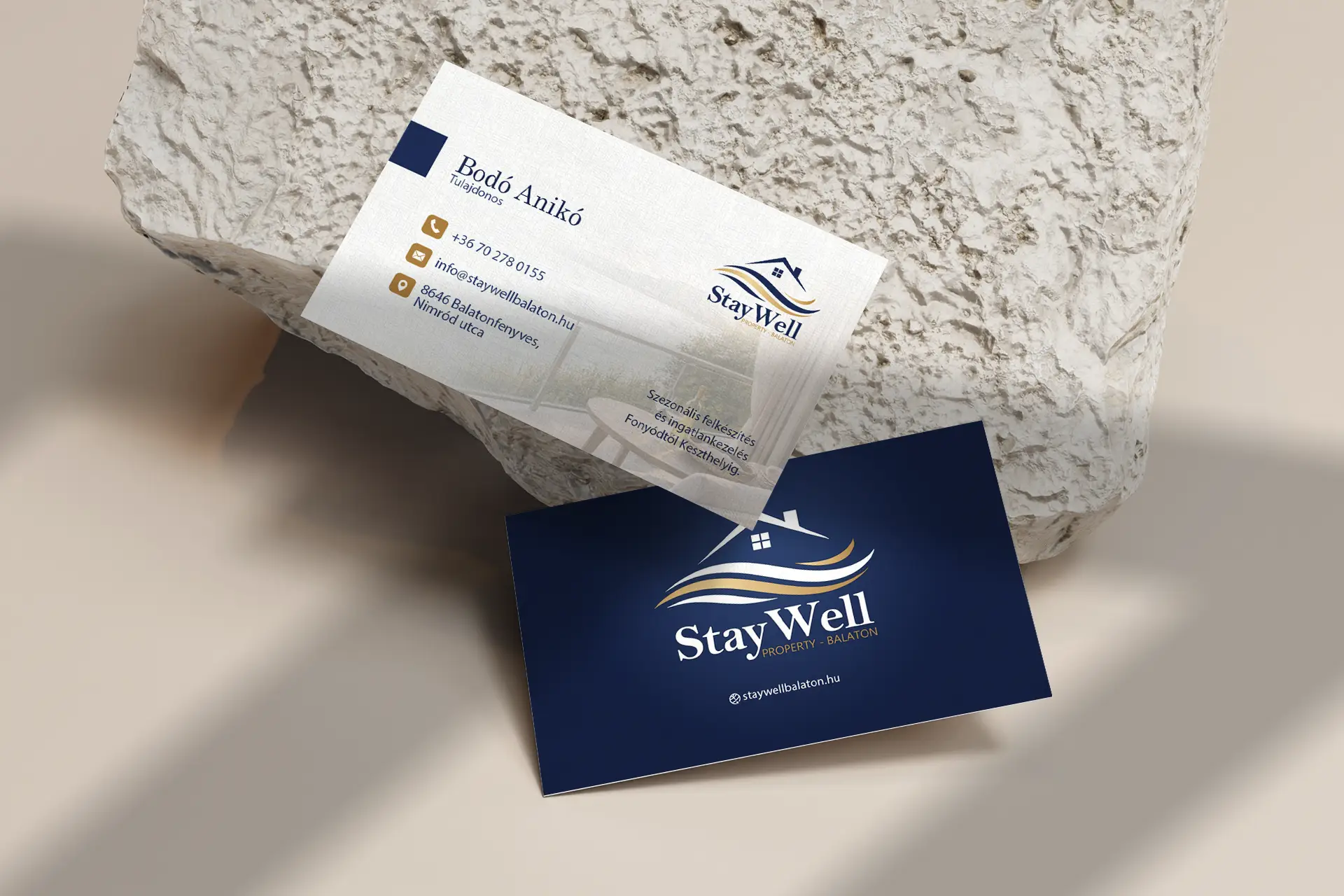 StayWell Balaton névjegykártya